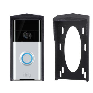 Adjustable Cover Rain Shield for Ring Doorbell 1/2/3/4 Anti-glare Protection Weather Proof